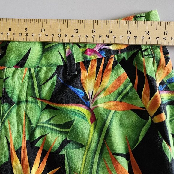 Loudmouth Golf Shorts Men’s Size 34 Multicolor Floral Pattern Cotton Stretch - Picture 11 of 14